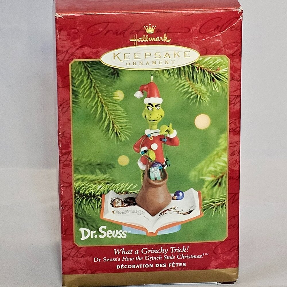 Hallmark Keepsake *What a Grinchy Trick!* ornament - Vintage, NIB